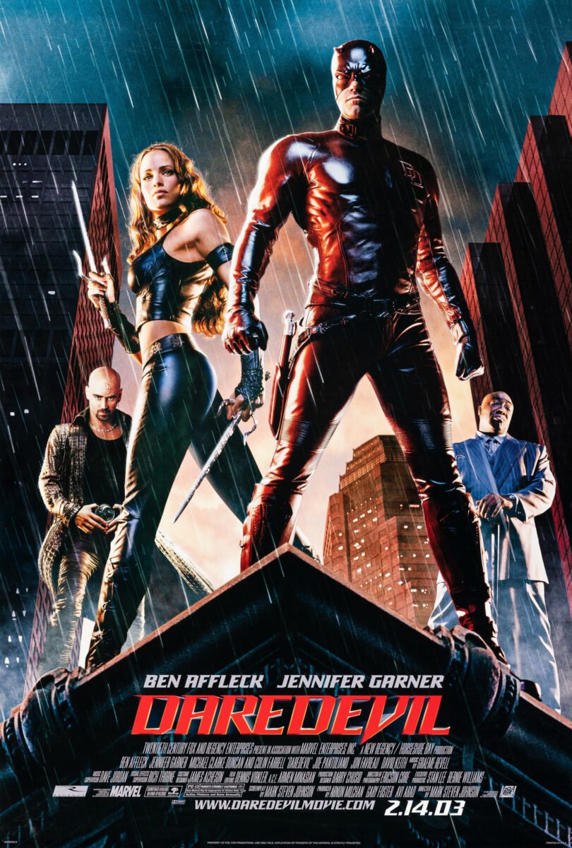Cartaz do filme do Demolidor com Elektra de Jennifer Garner (20th Century Fox/Reprodução)