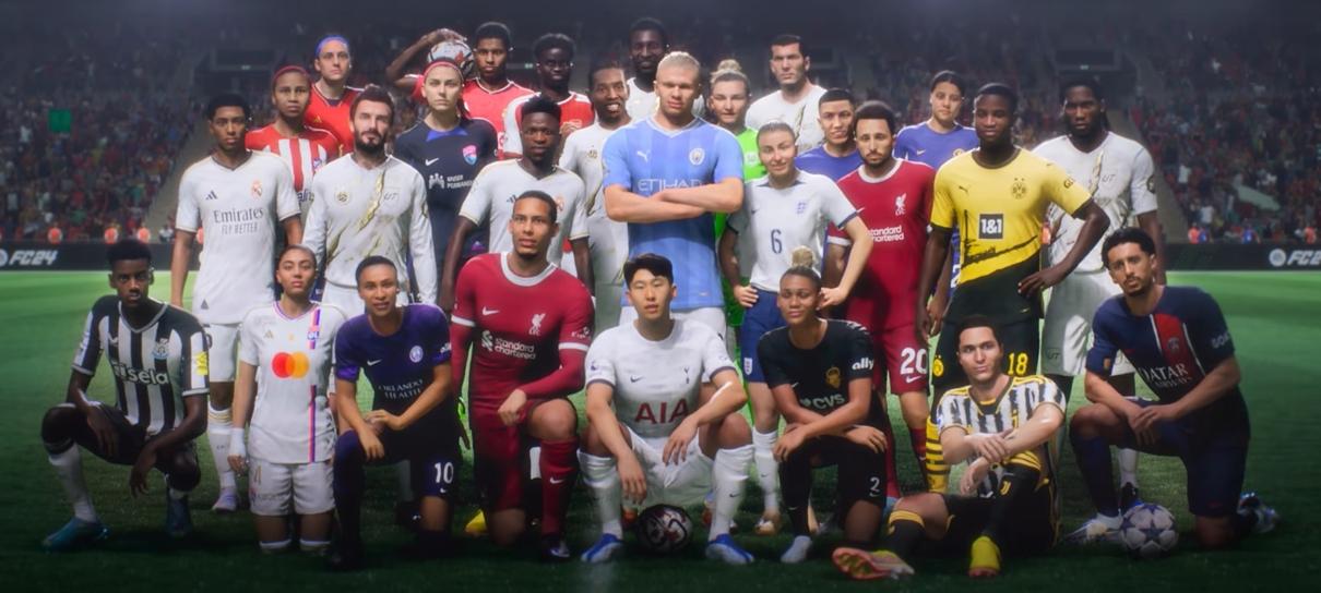 EA Sports FC 24, sucessor do FIFA, revela trailer e capa da Ultimate Edition