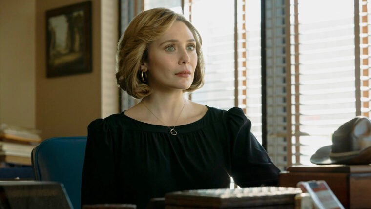 Foto de Elizabeth Olsen em Amor e Morte, minissérie baseada em crime real (HBO/Reprodução)