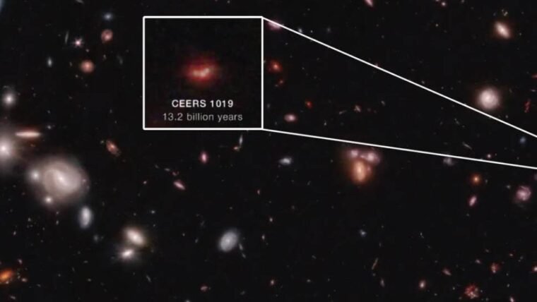Telescópio James Webb detecta buraco negro ativo mais distante já visto