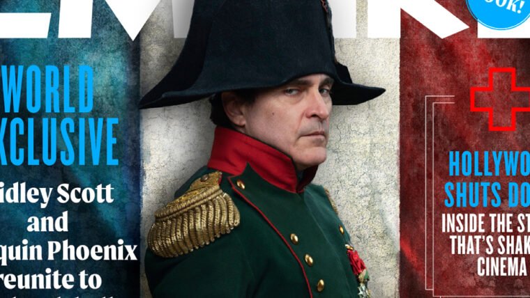 Joaquin Phoenix vira Napoleão Bonaparte em capa de revista