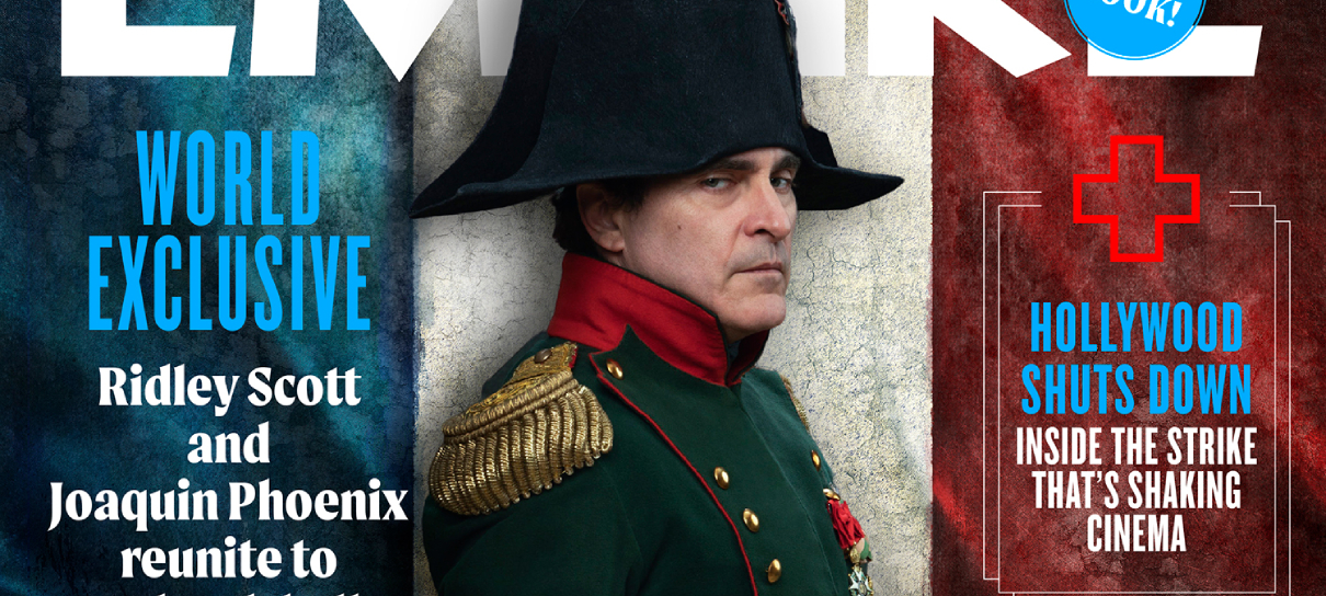 Joaquin Phoenix vira Napoleão Bonaparte em capa de revista