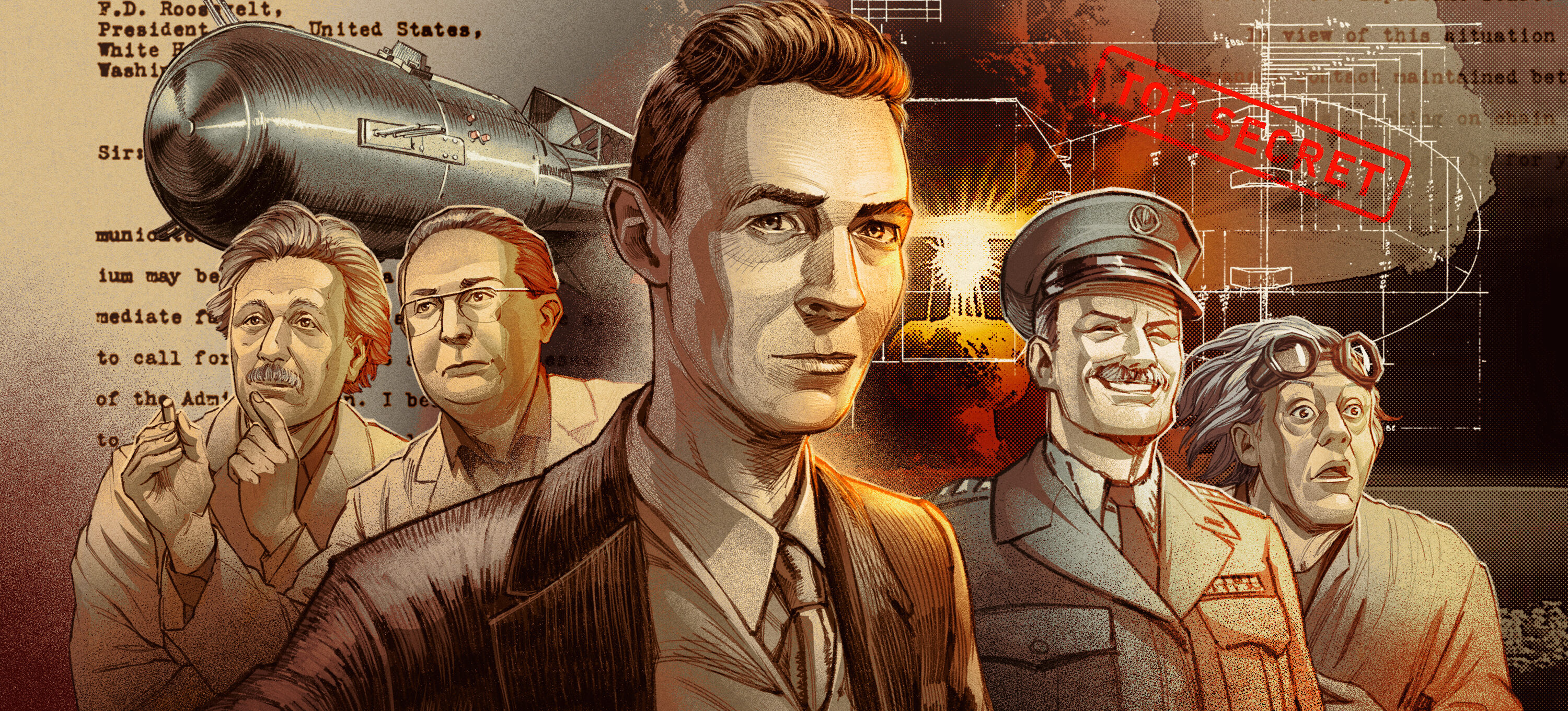 Capa do episódio Oppenheimer e o poder político do átomo