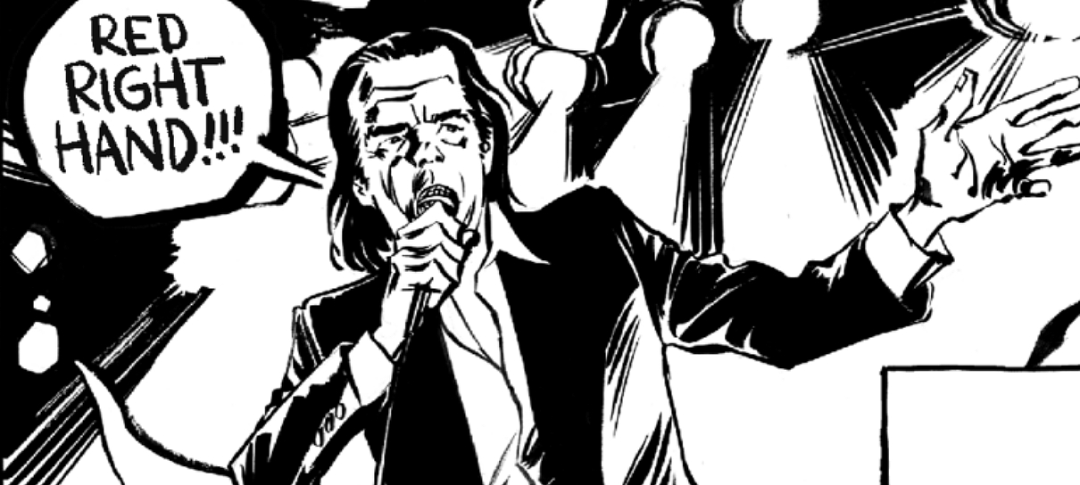 Biografia de Nick Cave em quadrinhos chega ao Brasil