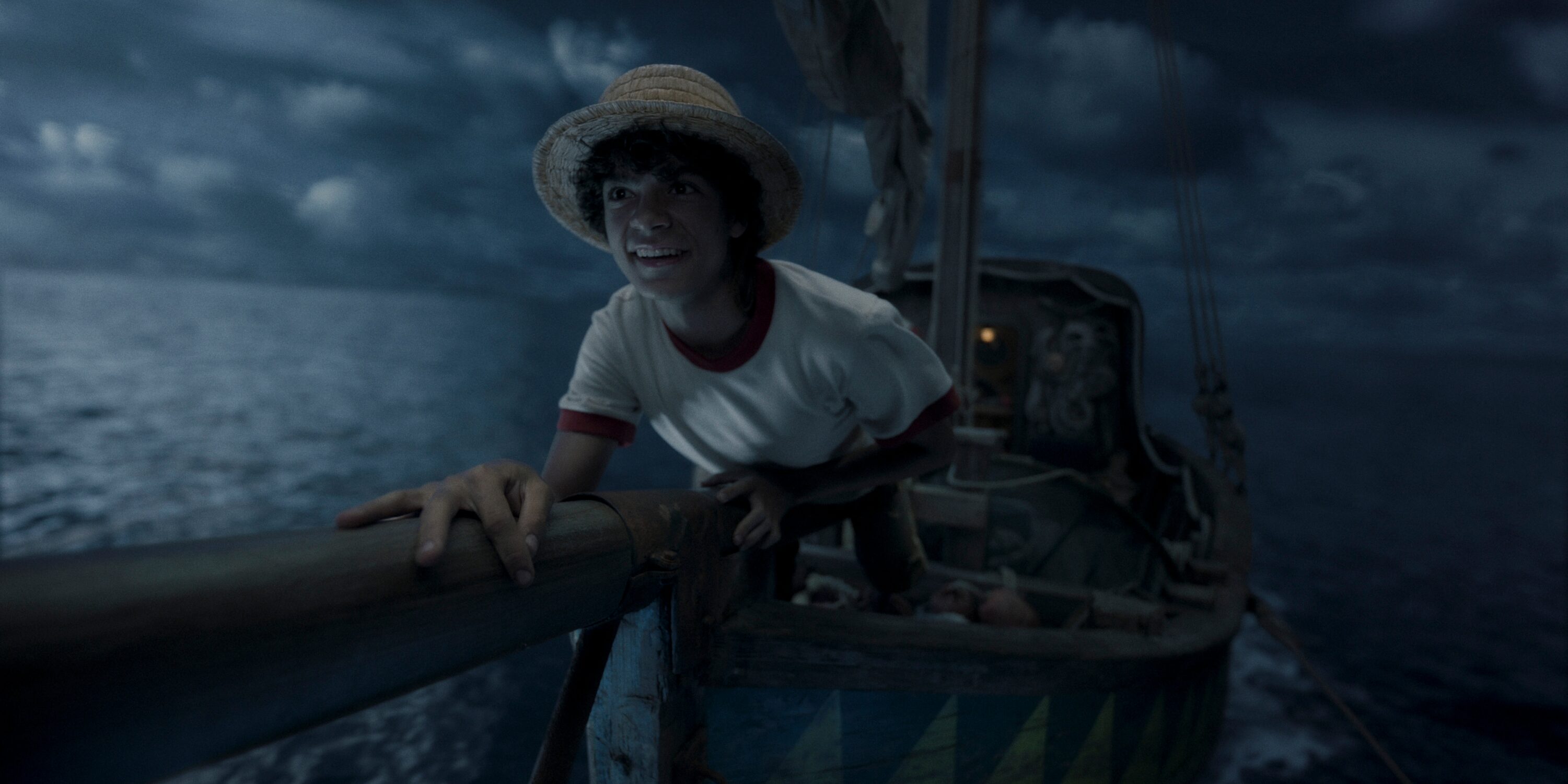 One Piece. Iñaki Godoy as Monkey D. Luffy in season 1 of One Piece. Cr. Courtesy of Netflix © 2023