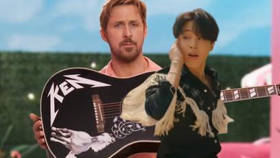 Jimin, do BTS, recebe violão usado em Barbie e agradece Ryan Gosling