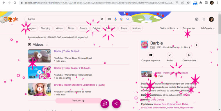 Google barbie hot sale