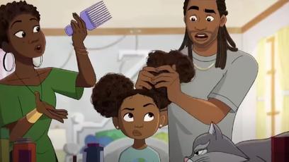 Pais deixam cabelo da filha na estica em cena fofa de Young Love