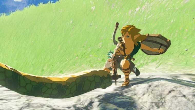 Nintendo explica mecânica de chicote de Zelda: Tears of the Kingdom