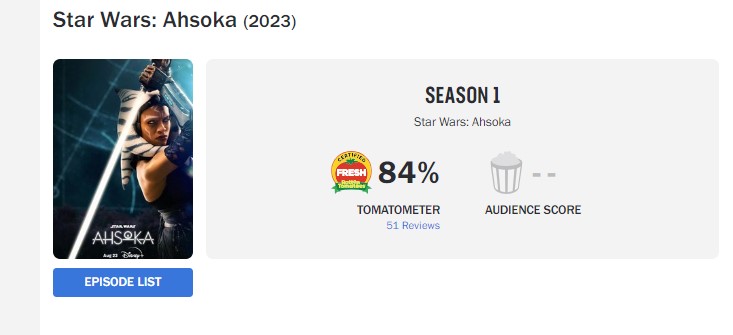 Star Wars: Ahsoka - Rotten Tomatoes