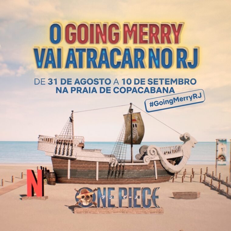 One Piece na Vida Real: Embarque no Going Merry em Copacabana - Nerd  Connection