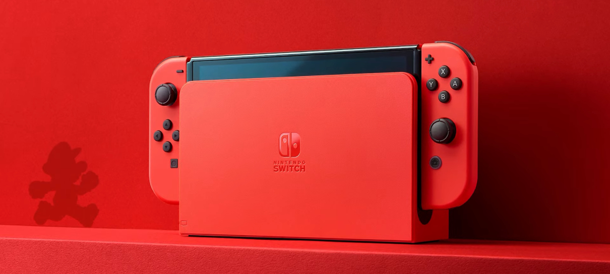Nintendo Switch "Mario Red Edition", com moedas surpresa, é anunciado
