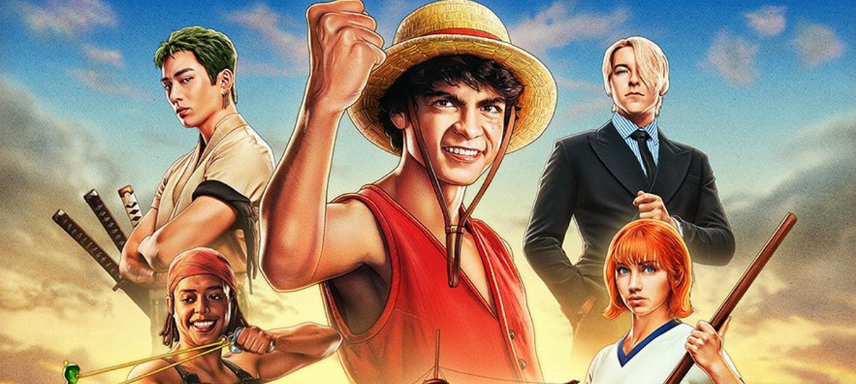 Série live-action de One Piece prepara jornada épica em cartaz bonitão