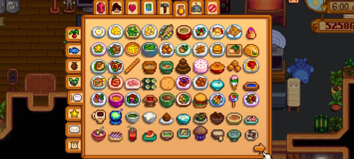 Stardew Valley terá livro de receitas oficial