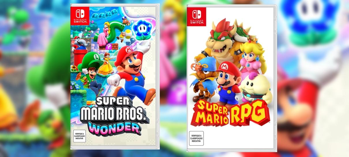 Super Mario Bros. Wonder, Super Mario RPG e mais entram em pré-venda
