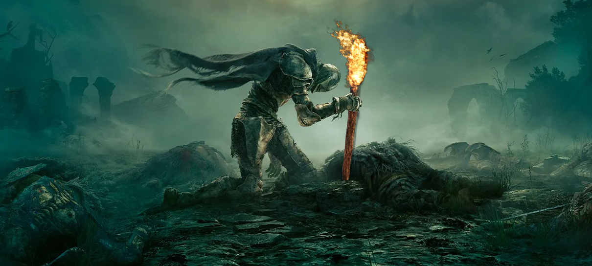 Fã zera Elden Ring usando apenas uma tocha