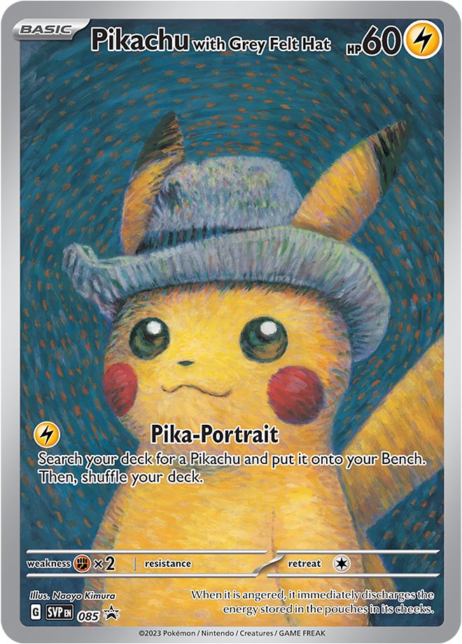 Carta de Pikachu causa o caos no museu Van Gogh