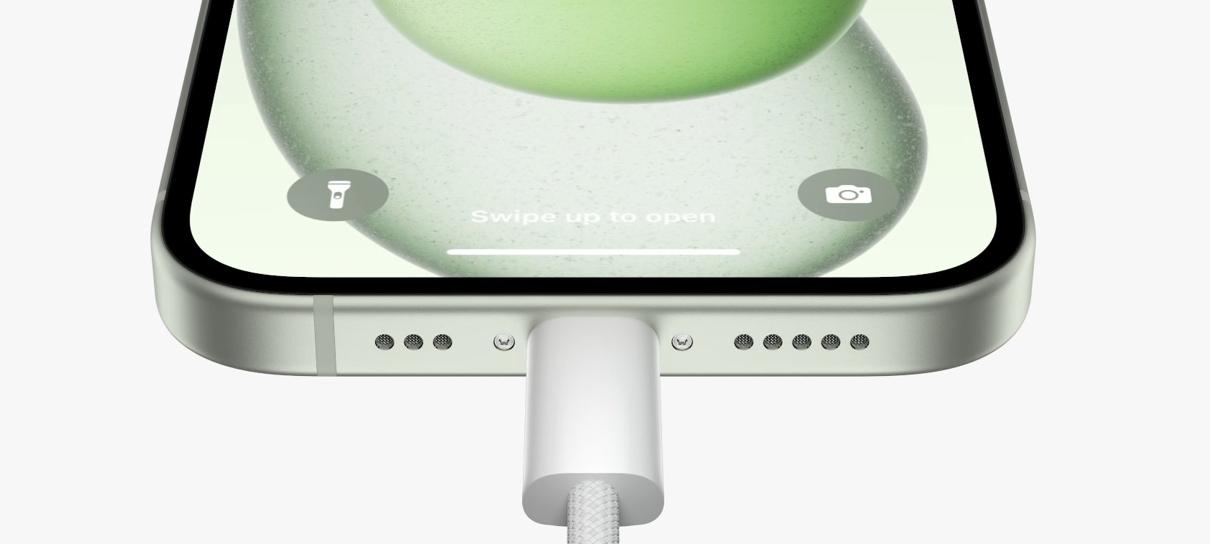Apple revela que iPhone 15 terá entrada USB-C