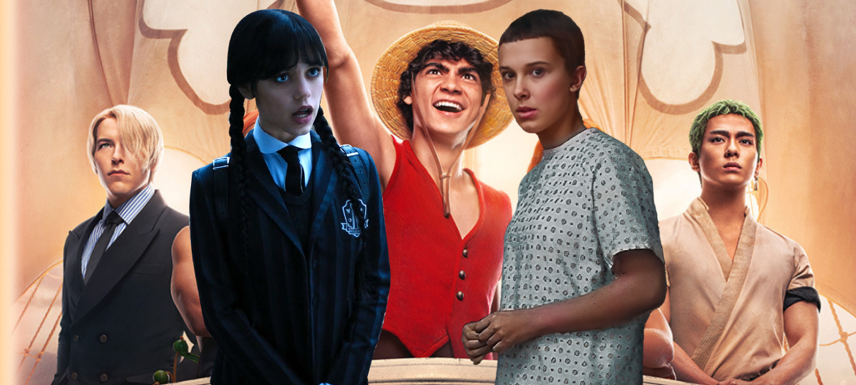 One Piece bate recordes de Wandinha e Stranger Things, diz site