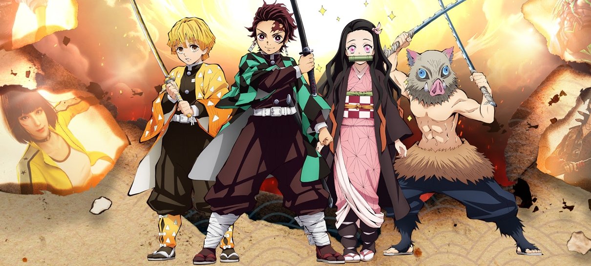 Free Fire terá uma parceria especial com Demon Slayer: Kimetsu no Yaiba -  Adrenaline