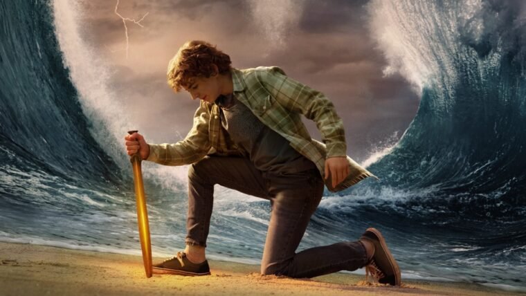 Percy Jackson separa o mar em novo cartaz da série do Disney+