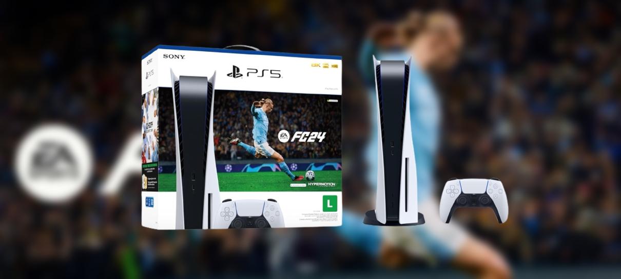 Bundle de PS5 com EA Sports FC 24 entra em pré-venda