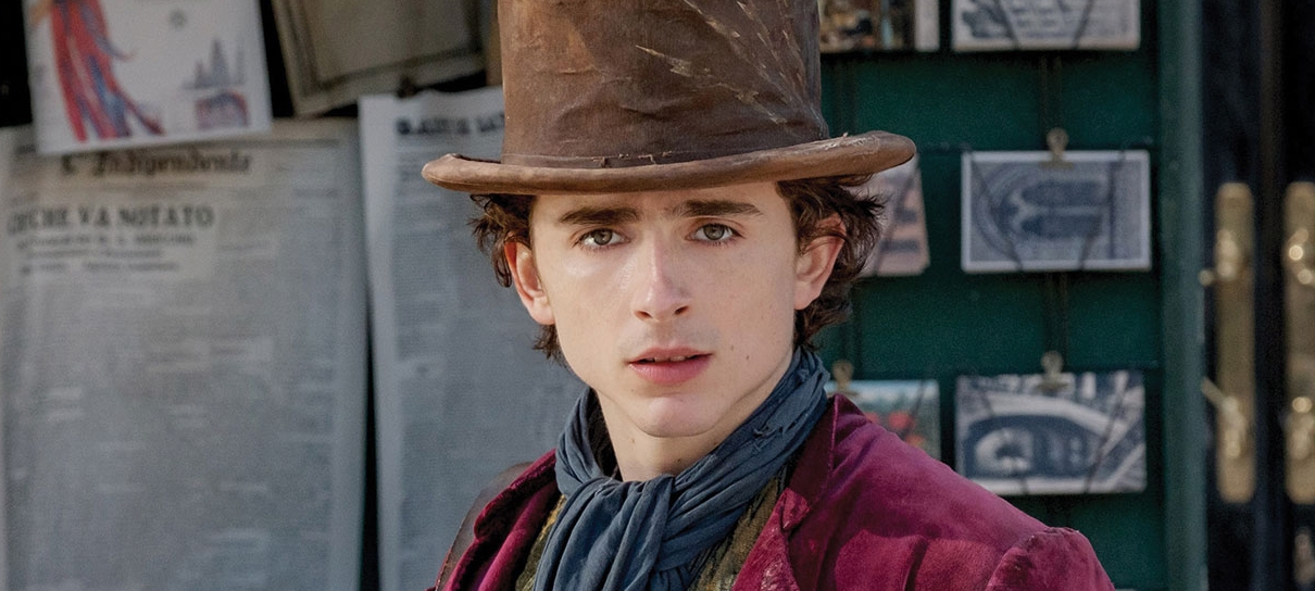 Timothée Chalamet vive o jovem chocolateiro em novas imagens de Wonka