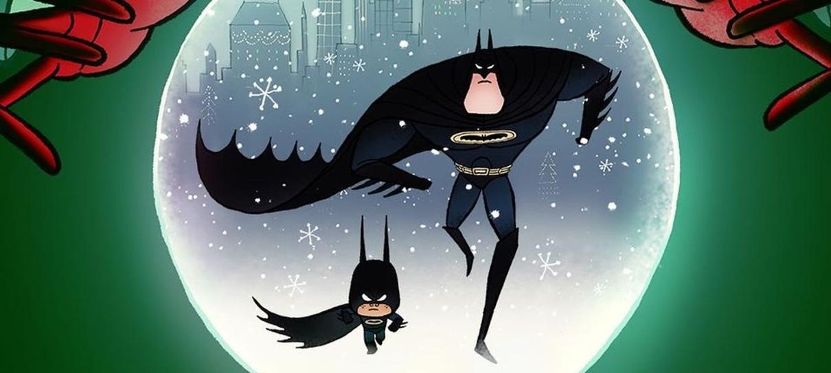 Filme animado do Batman no Prime Video ganha cartaz natalino