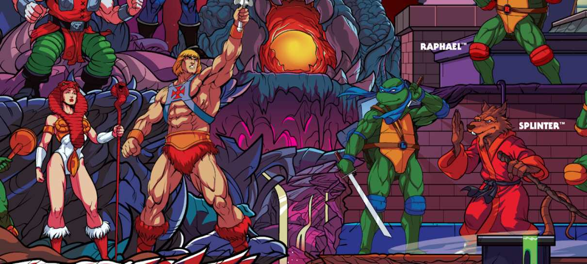 As Tartarugas Ninja se unem a He-Man em nova linha de colecionáveis