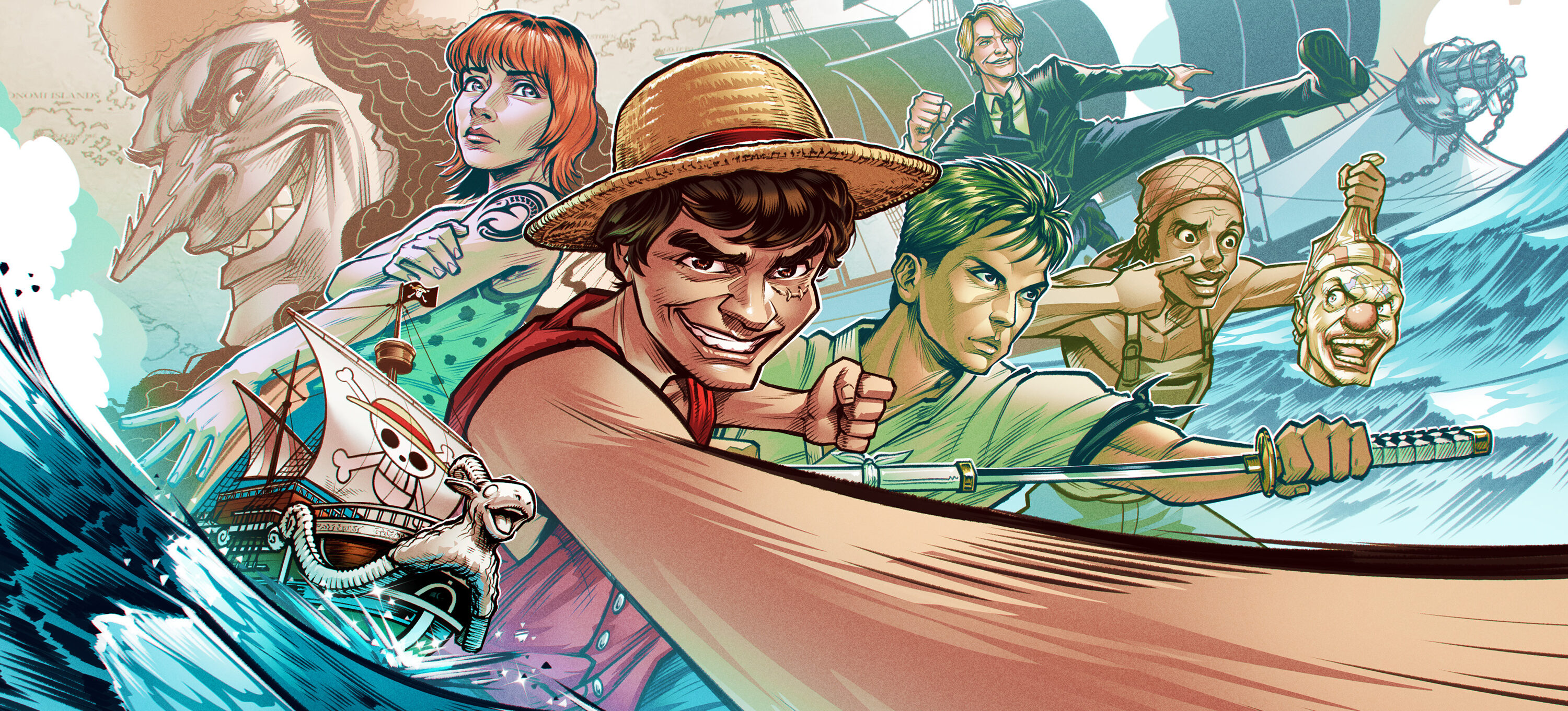 Capa do episódio One Piece: O rei dos live action de anime