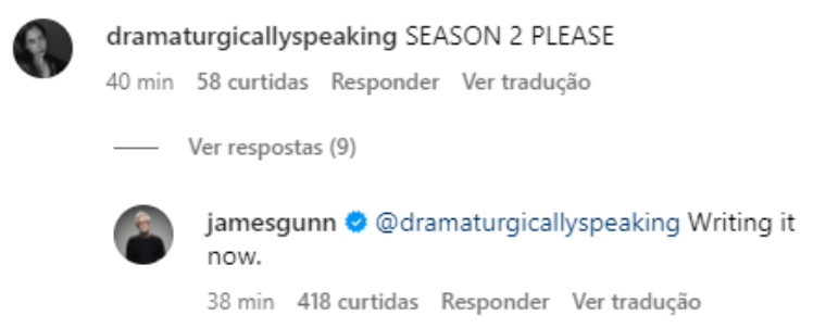 James Gunn confirma que está trabalhando em Pacificador (HBO Max/Reprodução)