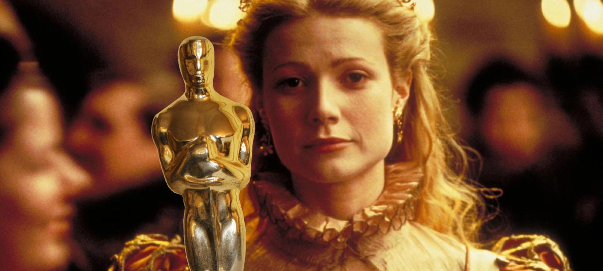 Gwyneth Paltrow usa estatueta do Oscar como peso de porta