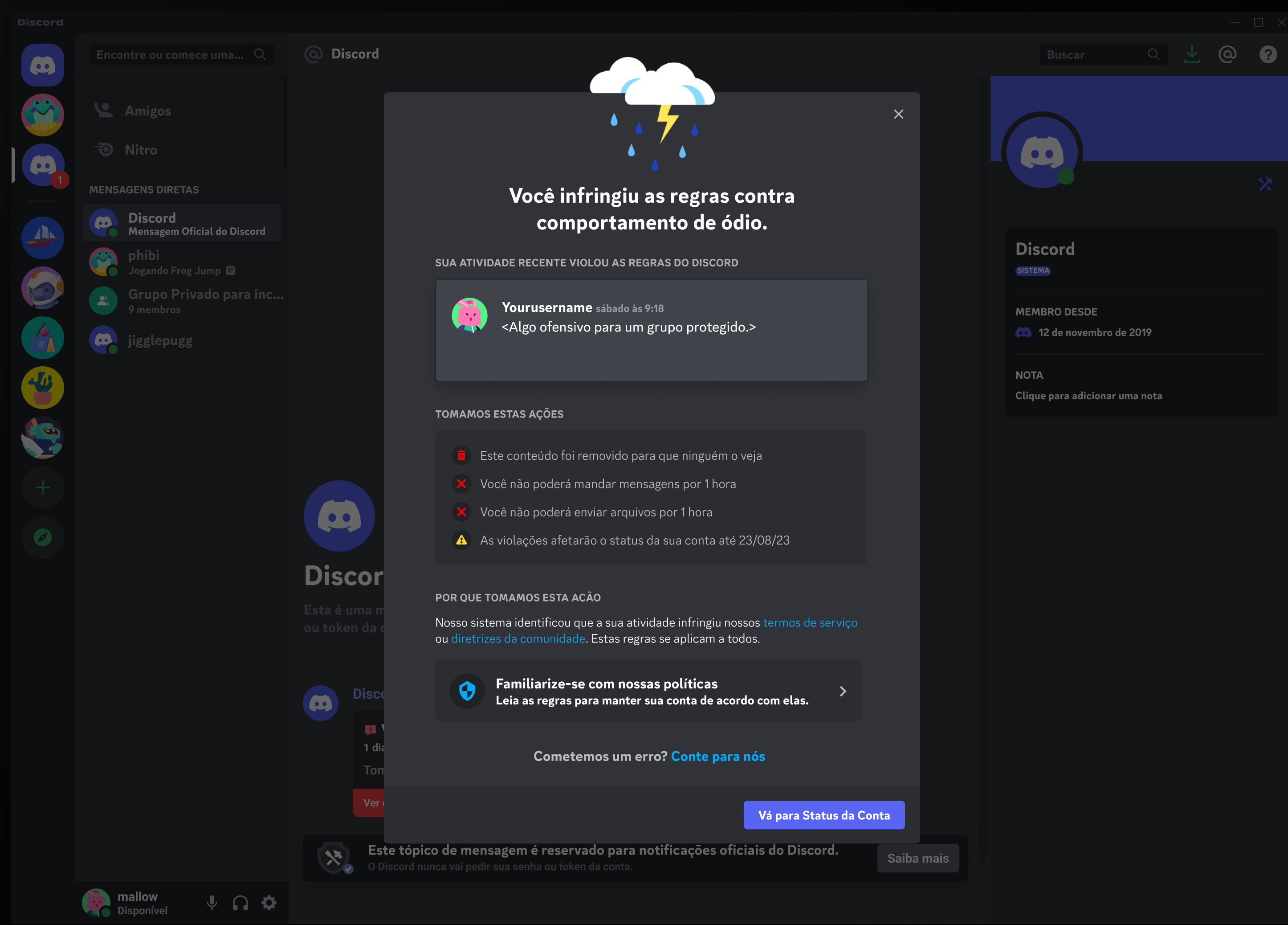 O LADO OBSCURO DOS SERVERS NO DISCORD 