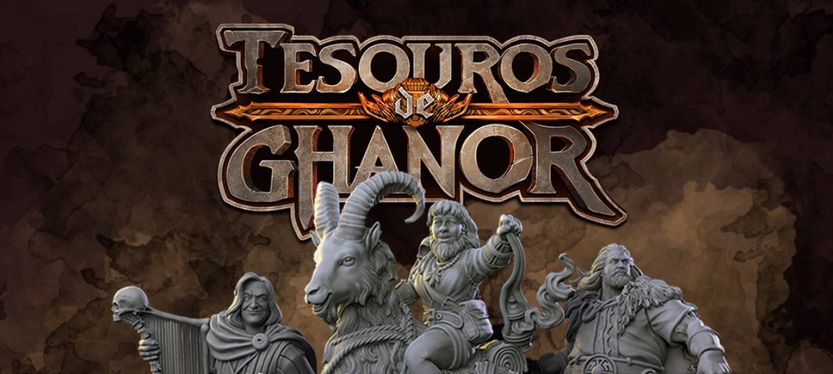 Financiamento coletivo Tesouros de Ghanor tem votação de miniaturas extras; saiba mais