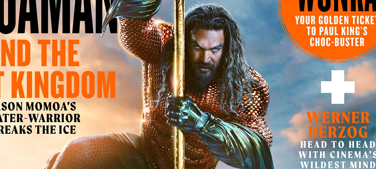 Aquaman 2: O Reino Perdido é destaque em capas de revista