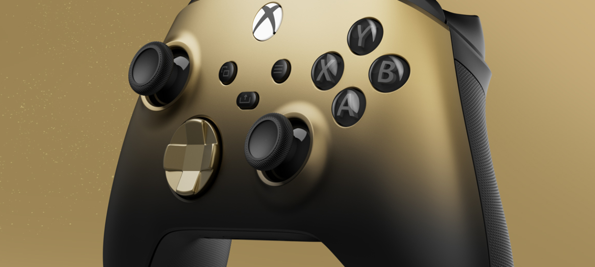 Microsoft anuncia edição especial "Gold Shadow" do controle de Xbox