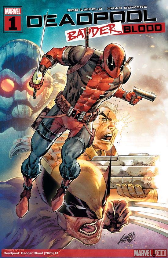 Capa da edição norte-americana de Deadpool: Badder Blood (Marvel/Divulgação)