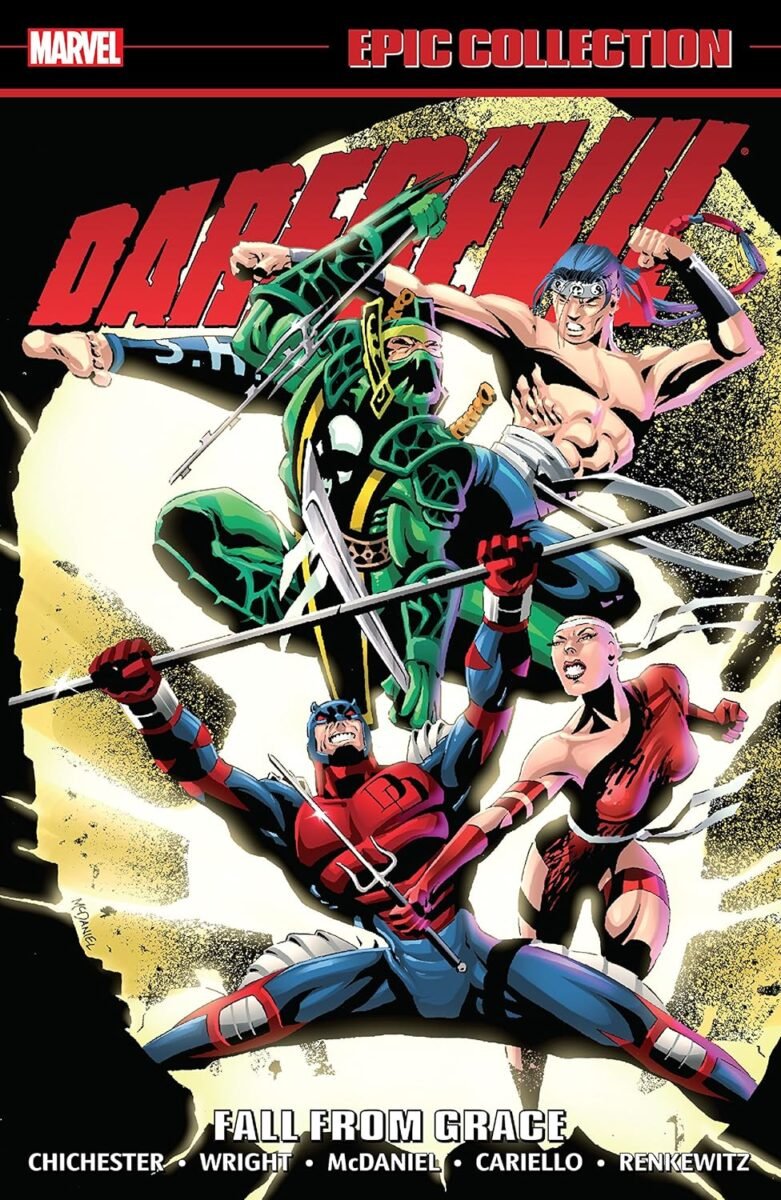Capa da edição norte-americana de Daredevil: Fall From Grace (Marvel/Divulgação)
