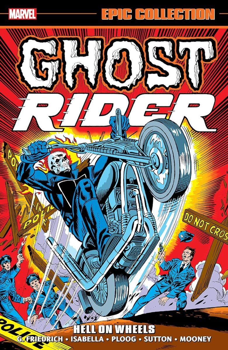 Capa da edição norte-americana de Ghost Rider: Hell on Wheels (Marvel/Divulgação)