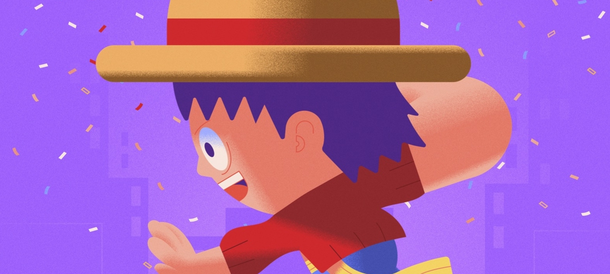 Luffy, de One Piece, estará em desfile do Dia de Ação de Graças