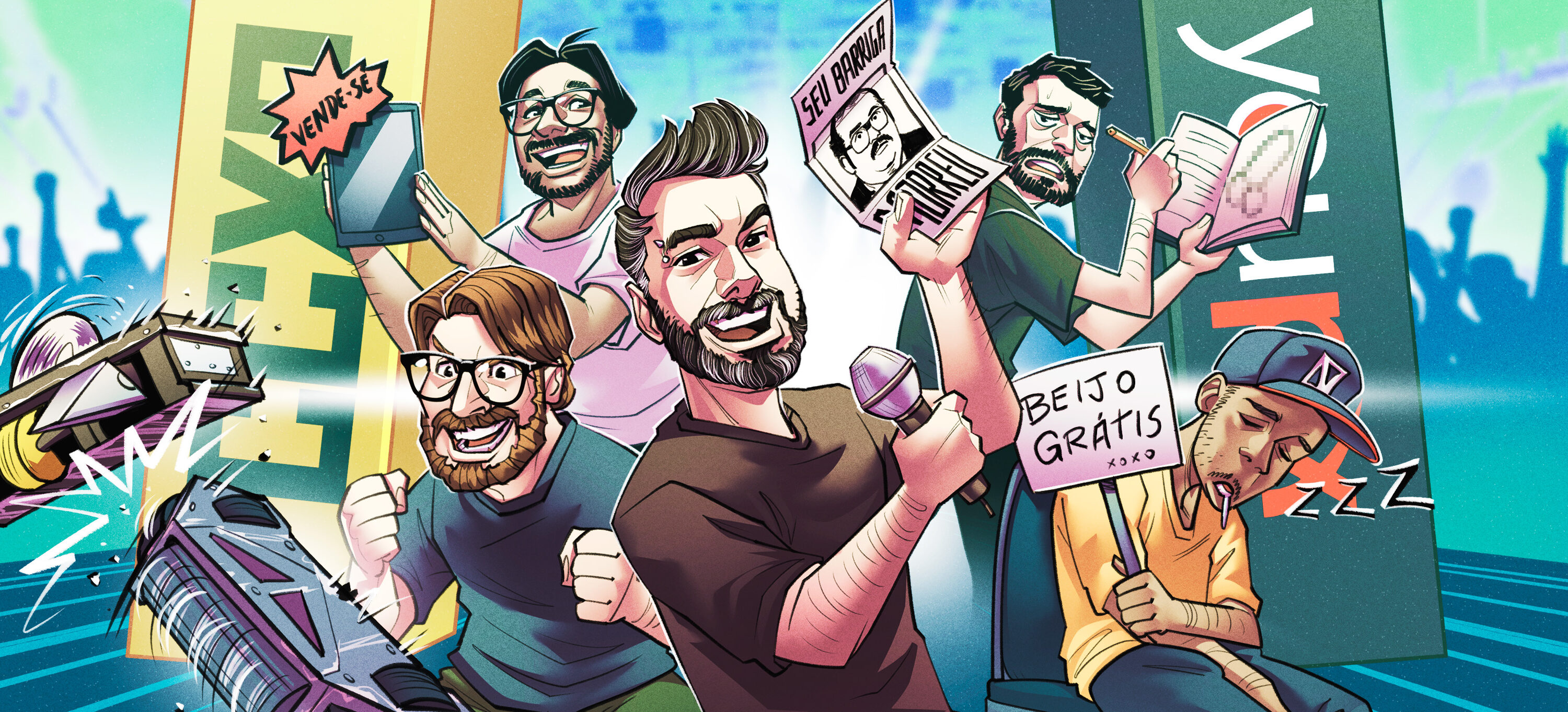 Capa do episódio Histórias e perrengues de eventos nerds