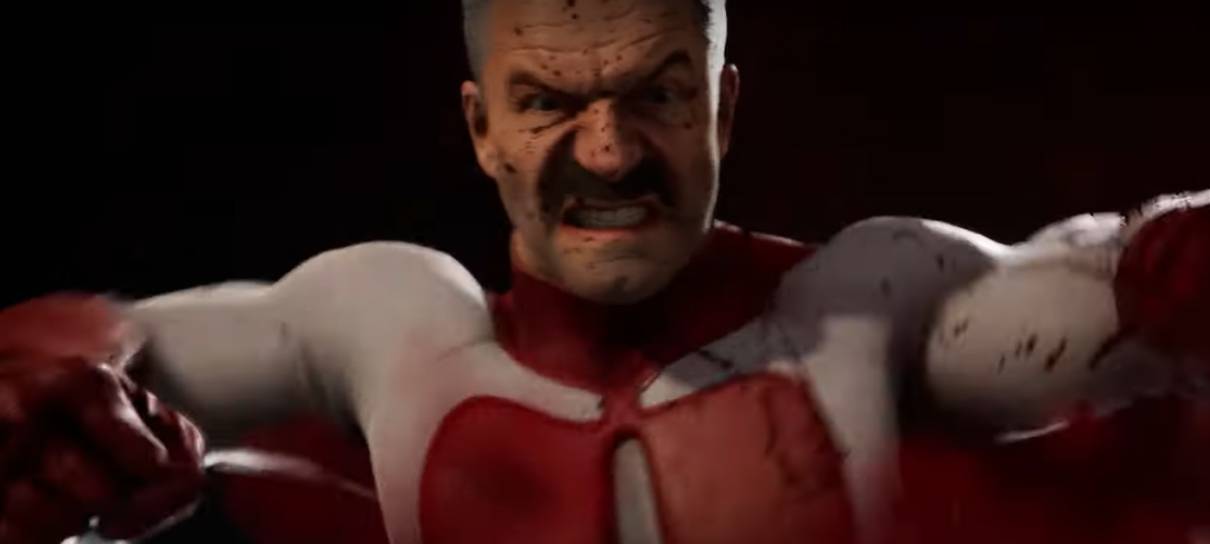 Omni-Man quebra tudo em gameplay sangrento de Mortal Kombat 1