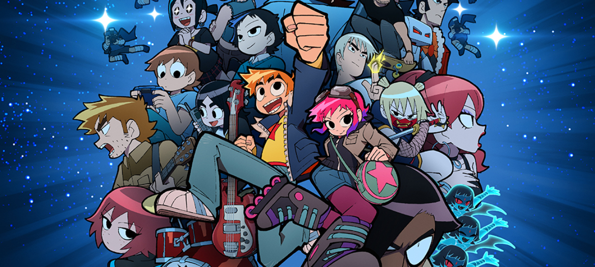 Pôster do anime de Scott Pilgrim traz turma toda para celebrar estreia