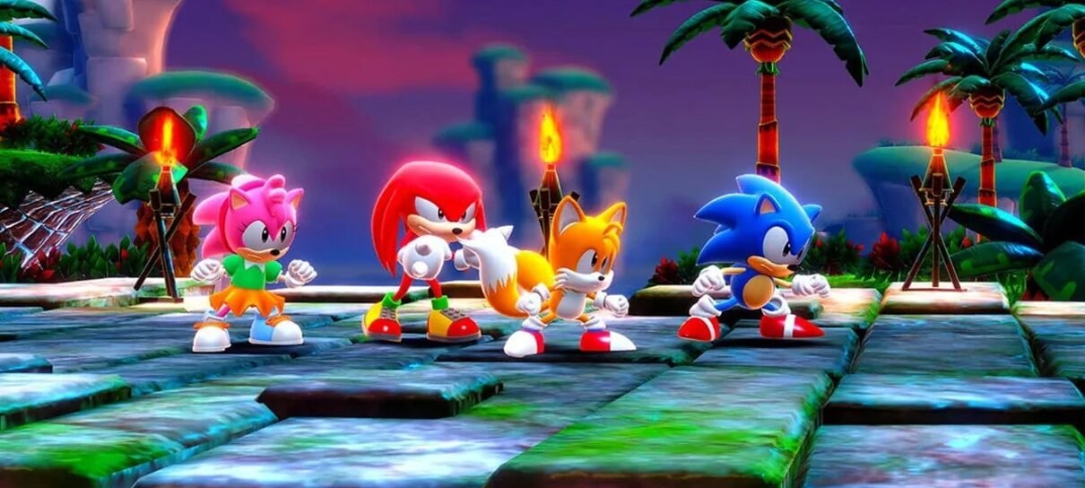 Sonic Superstars moderniza o clássico com belo visual e zonas inéditas