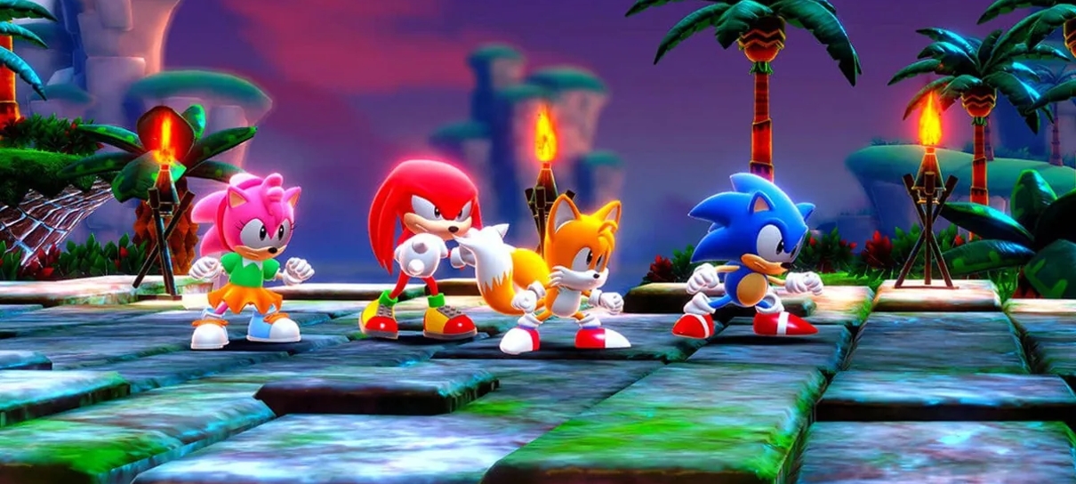 Sonic Superstars moderniza o clássico com belo visual e zonas