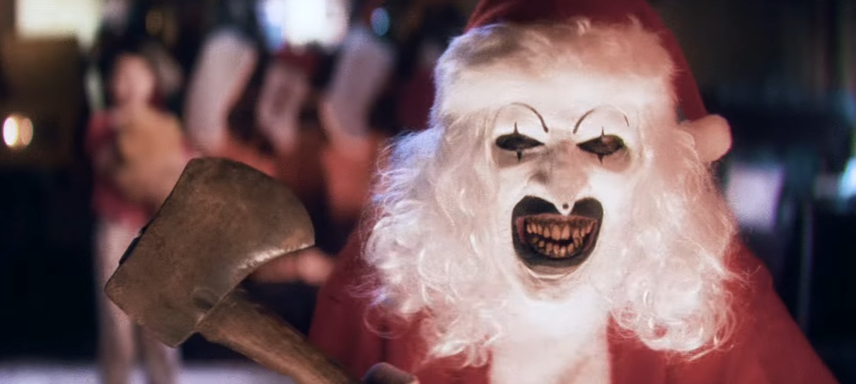 Palhaço assassino vira Papai Noel no primeiro teaser de Terrifier 3