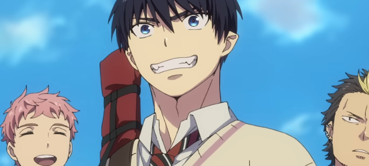 Trailer da 3ª temporada de Blue Exorcist traz festival, batalhas e demônios