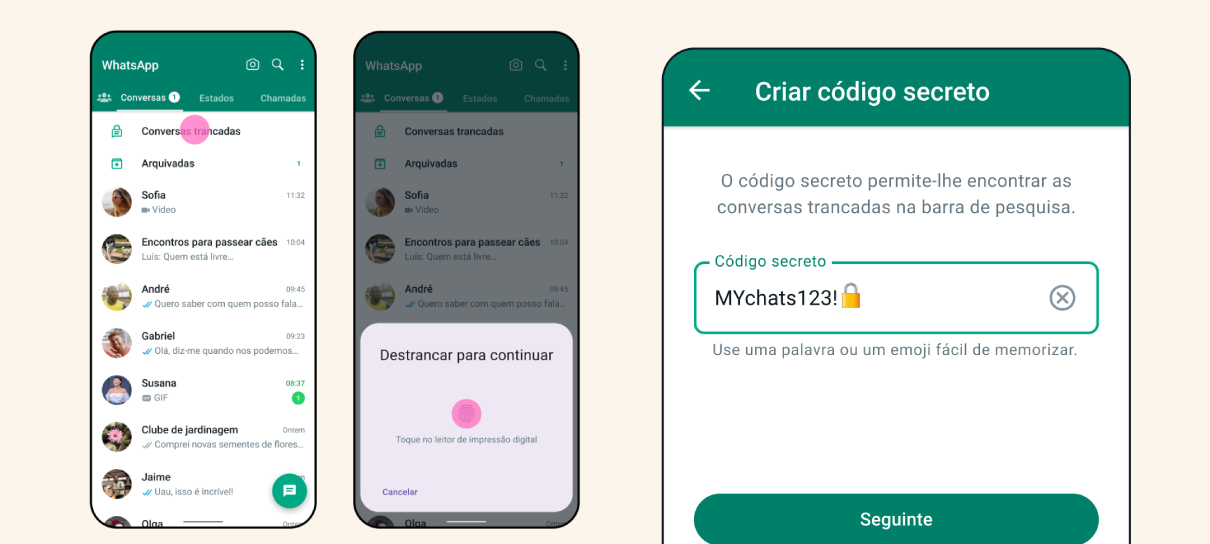 WhatsApp lança recurso de códigos secretos para proteger conversas