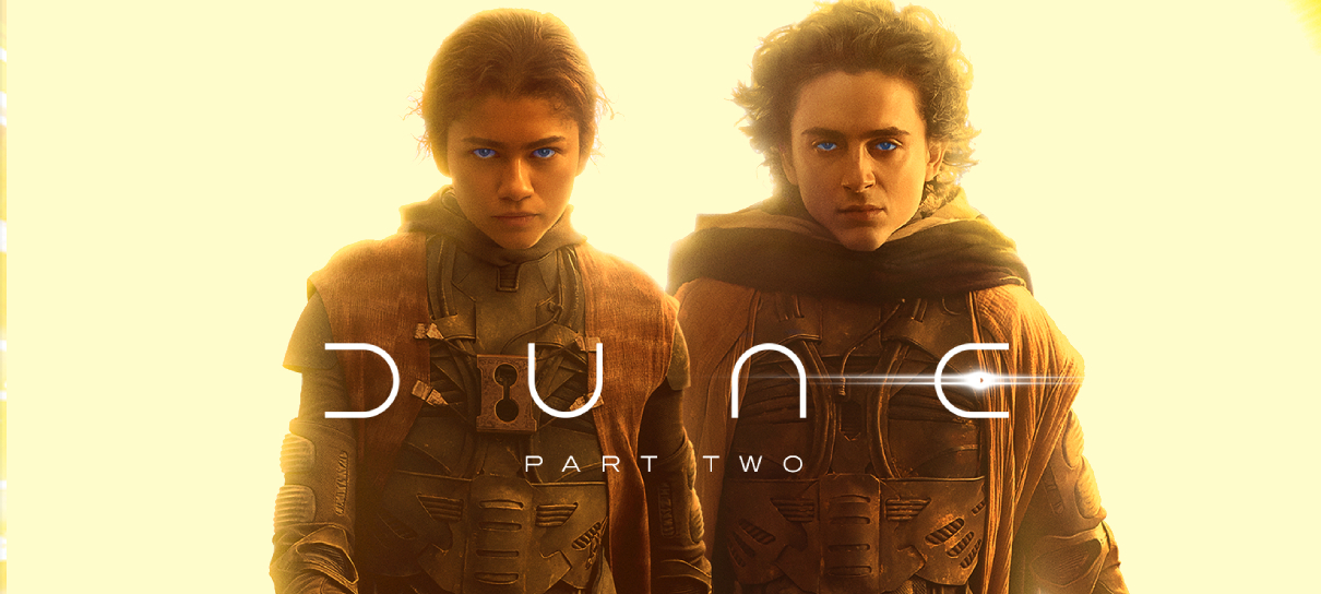 Duna destaca Zendaya e Timothée Chalamet em cartazes da Parte 2