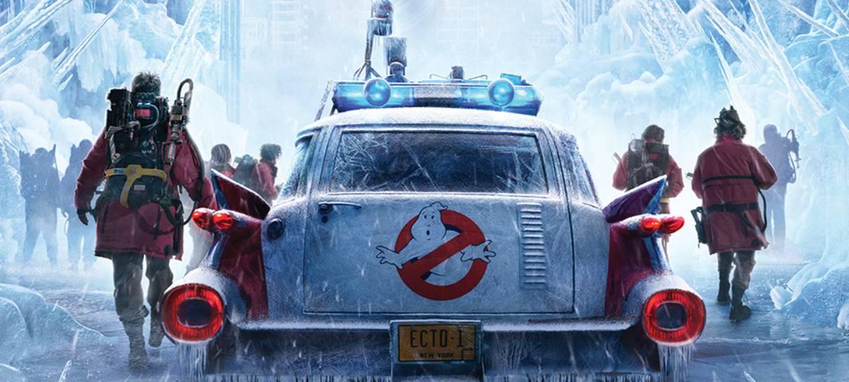 Ghostbusters encaram Apocalipse de Gelo em novo cartaz do filme
